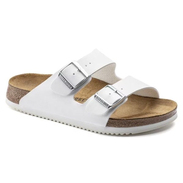 Birkenstock Arizona PROF Birko - Flor - White - Daley Footwear