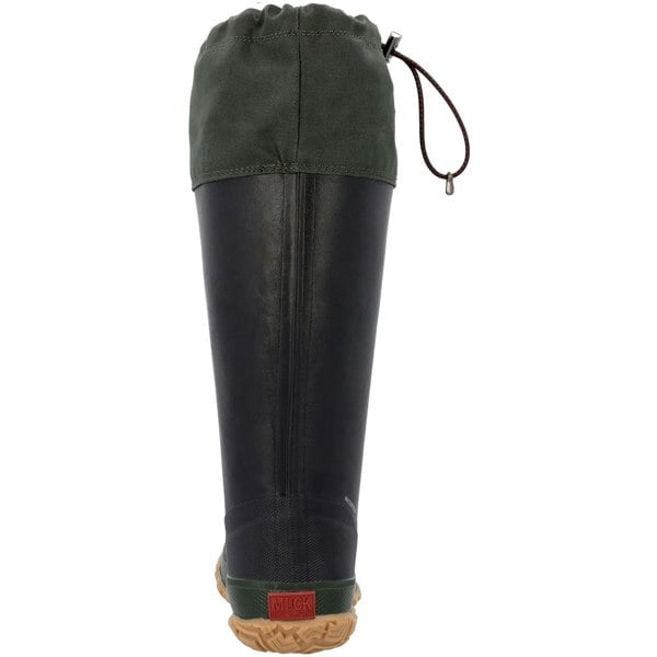 Muck Boots Forager Unisex Wellington Boots in Black/Moss Green