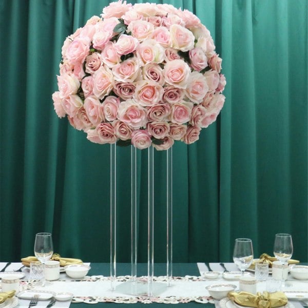Living and Home Acrylic Wedding Center Flower Rack