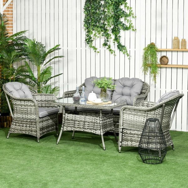 Rattan Sofa Set