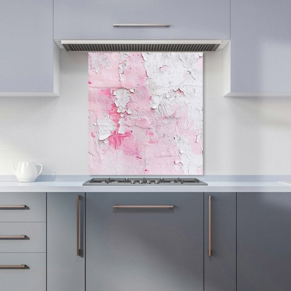 Warren Reed - Designer Light Pink Textured Effect Kitchen Splashback