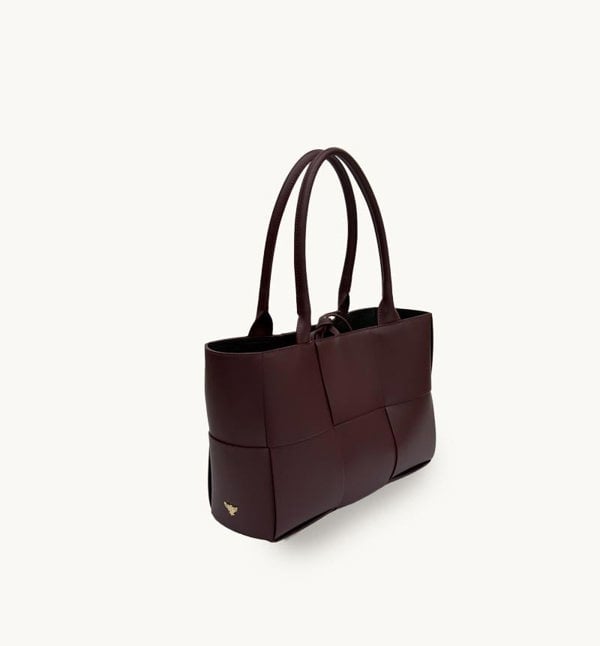 Apatchy London The Tori Leather Tote Bag - Port