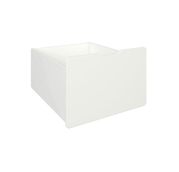 Noomi Mid Sleeper Shorty Storage Bed White