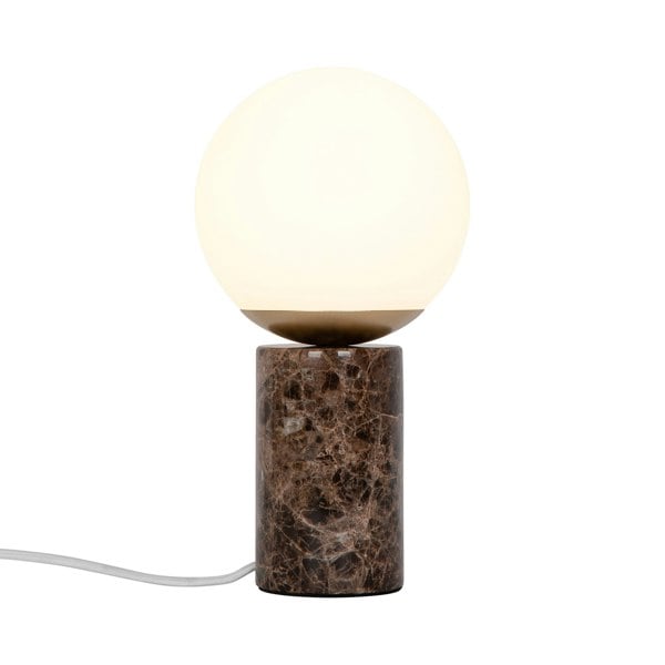 Nordlux Lilly Marble | Table lamp | Brown
