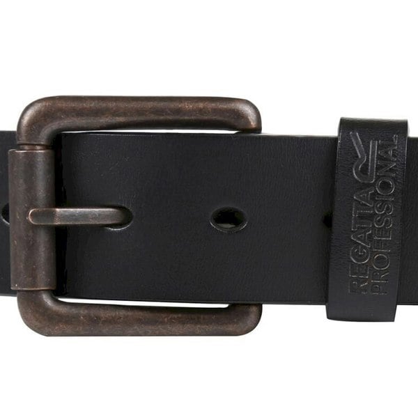 Regatta Mens Pro Leather Waist Belt - Black