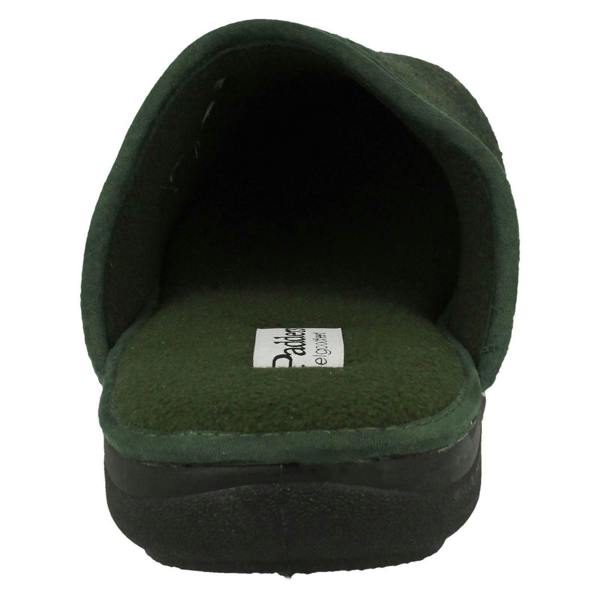 Padders Mens Padders Stag Detailed Mule Slippers Stag