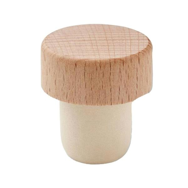 MidOcean Bopper Beech Wood Bottle Stopper - Wood