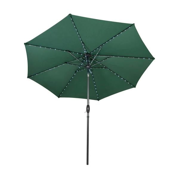 Jardi LED Tilt Parasol 2.7m – Green