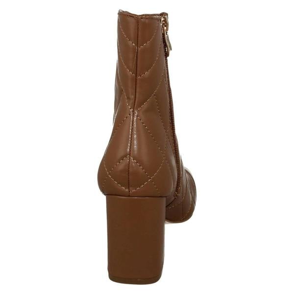 Spot On Ladies Spot On Block Heel Ankle Boots