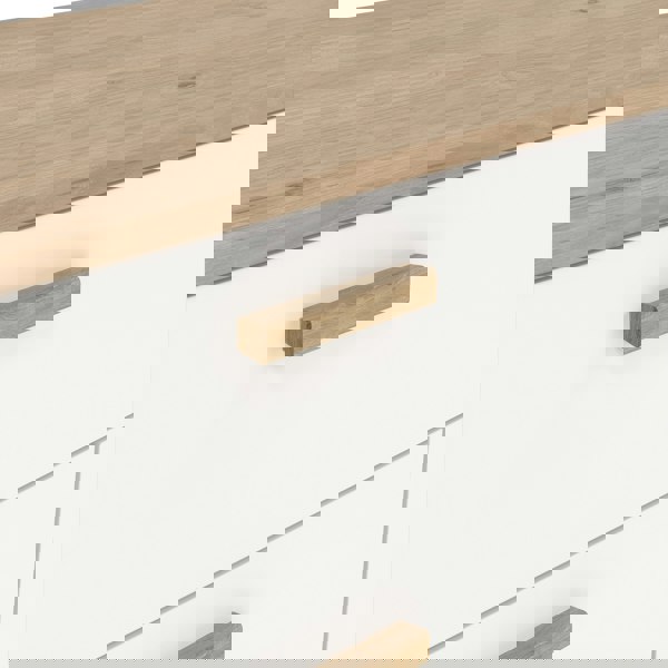 Furniture To Go Ikast Sideboard 4 Doors + 1 Drawer in Jackson Hickory and White