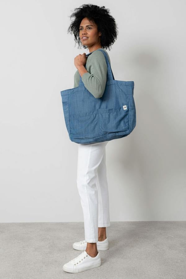 Lily & Me Denim Tote Bag