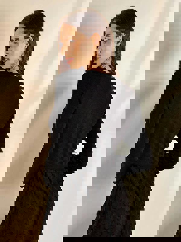 GWD Jewel Cropped Knitted Cardigan