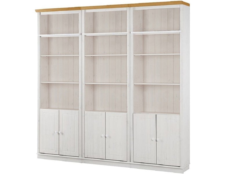 Dorel Home Anita Wall Unit B in white honey