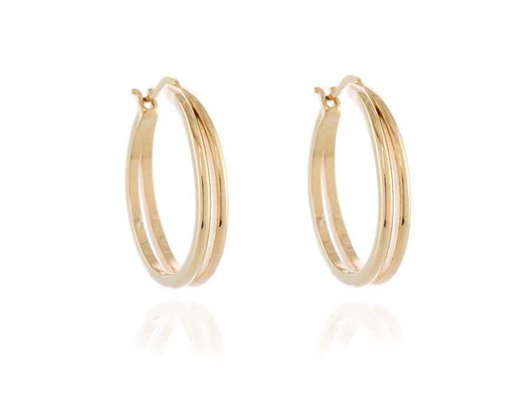 Cachet London Lana 25mm Gold Hoop Earrings