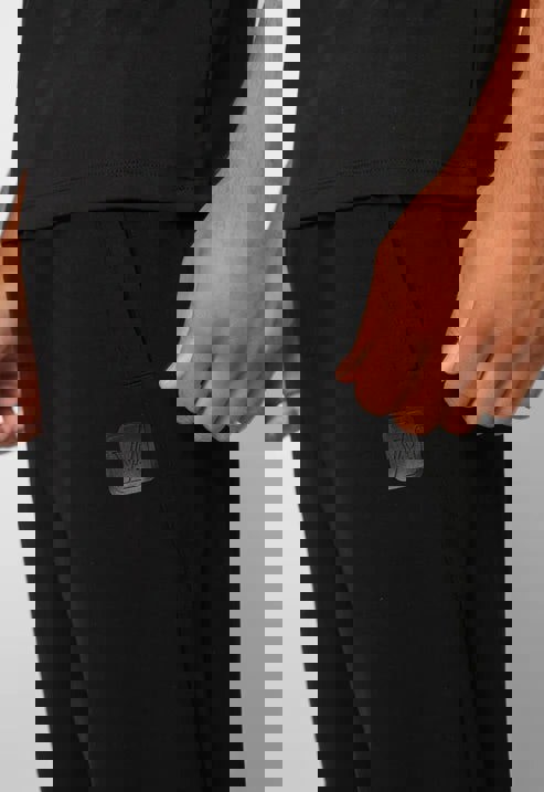 Valere Milano Luxe Cuffed Jogger - Black