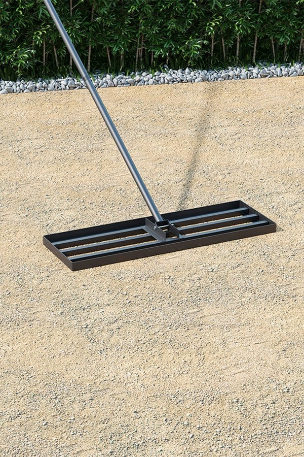 Living and Home Lawn Levelling Rake with 213cm Stainless Steel Handle