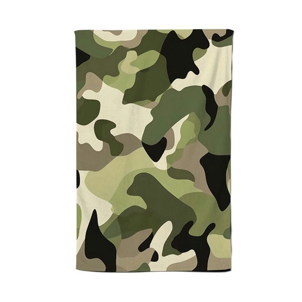 Warren Reed Camouflage Design Tea Towel