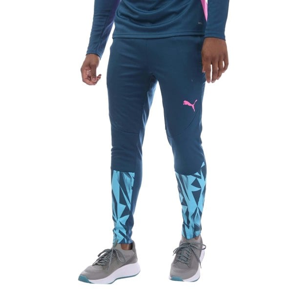 Puma Mens Individual Final Training Jogging Bottoms - Blue
