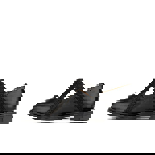 Embassy London Harlowe - Black - Women's cutout leather lace up shoe