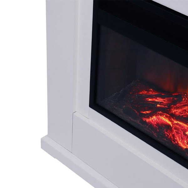 48 Inch Built In Electric Fireplace 1800W Indoor Heater Fireplace Suites Living and Home