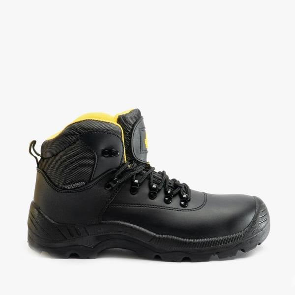 Amblers Safety FS220 Leather Safety Boots Safety Boots   in  Black