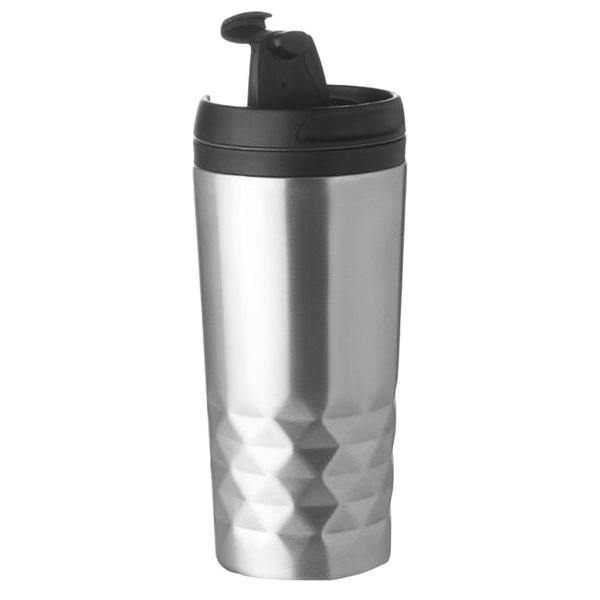 MidOcean Tampas Double-Walled 280ml Travel Cup - Matt Silver - 