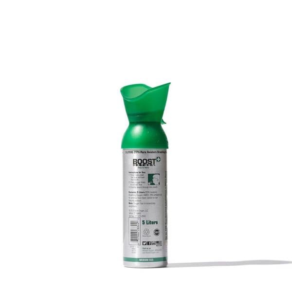 Boost Natural - 95% Pure Oxygen Can 5L, Up To 100 Uses, For Health & Breathing - SunVit - D3