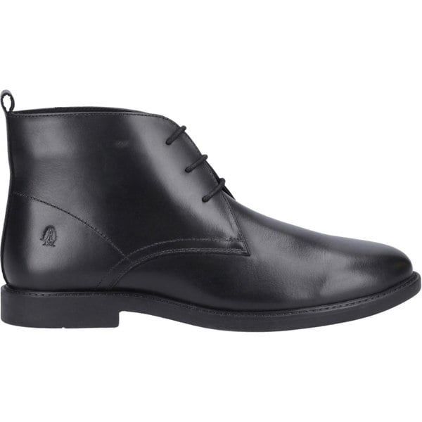 Hush Puppies Tate Senior Leather Boys's Black Boots