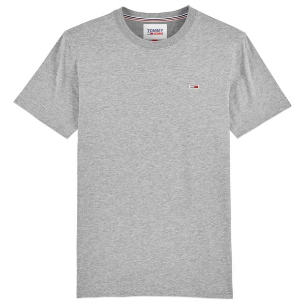 Tommy Hilfiger Tommy Jeans New Flag T-Shirt - Lt Grey Heather