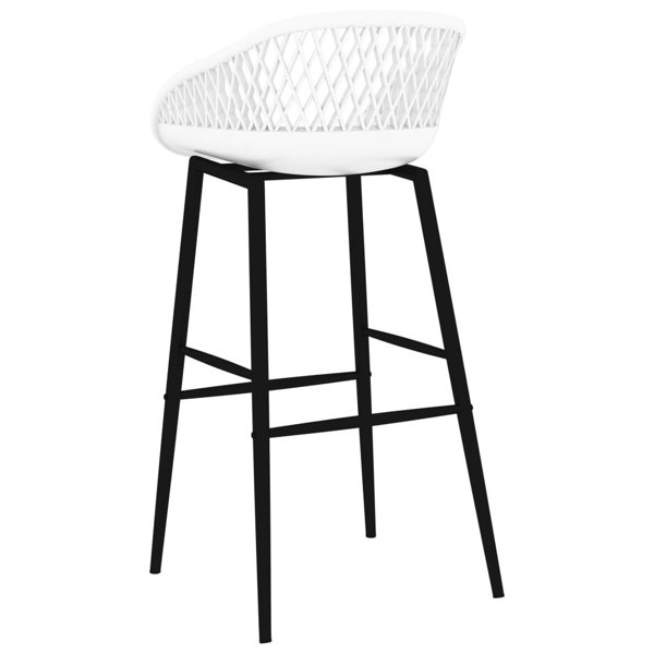 Berkfield Bar Chairs 2 pcs White
