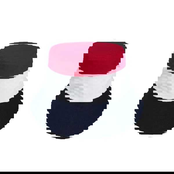 Fila Marco Tri Colour Heritage Logo Bucket Hat Fila Red/Gardenia/Fila Navy