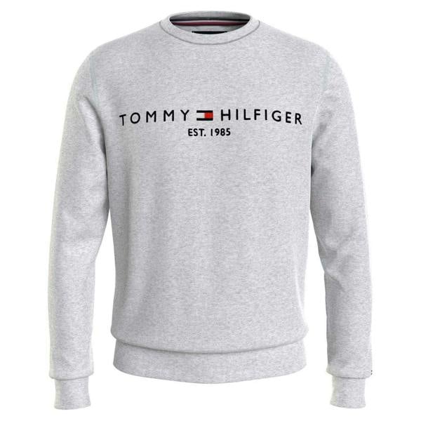 Tommy Hilfiger Mens Established Crew Neck Regular Sweatshirt - Grey - 