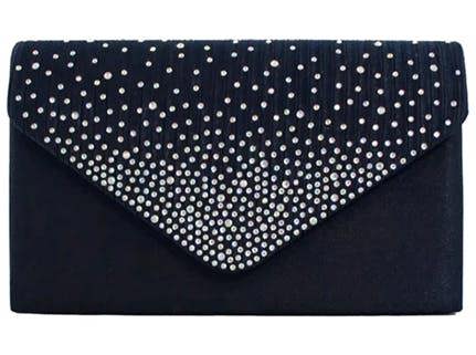 SVNX Diamonte Clutch Bag