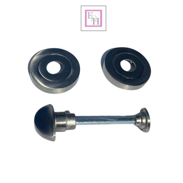 EDH Door Hardware Satin Bathroom Thumb Turn Lock WC Toilet Door Privacy Catch Fire Rated