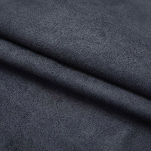 Berkfield Blackout Curtains with Hooks 2 pcs Anthracite 140x175 cm