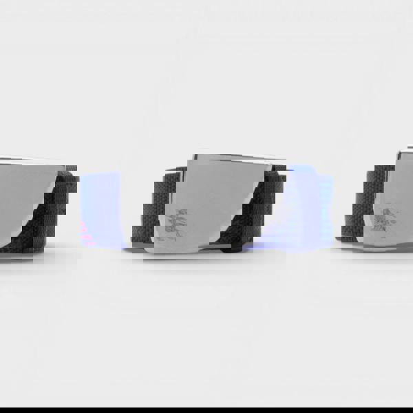 Burberry Check Webbing Shield Belt Blue 30mm