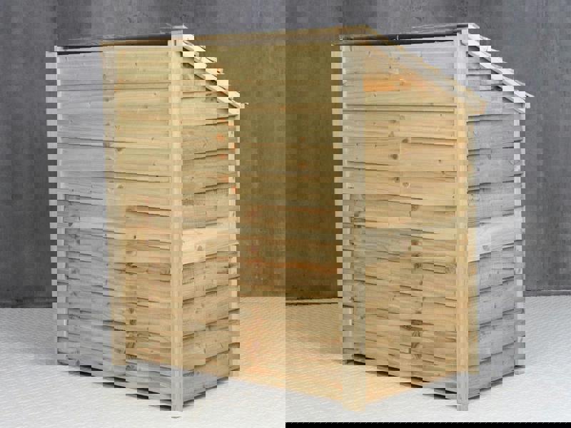 Arbor Garden Solutions Wooden Log Store (W-119cm, H-118cm, D-71cm)