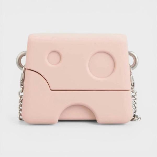 Off-White Burrow Airpods Case Pink
