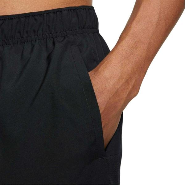 Nike Mens Challenger Lightweight Relaxed Fit Shorts - Black/Reflective Silver - 