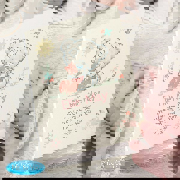 Personalised Memento Company Personalised Tiny Tatty Teddy Woodland Animal 6x4 Photo Album