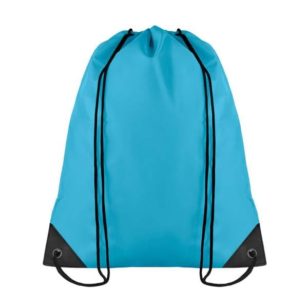 MidOcean Shoop Polyester 190T Drawstring Bag - Turquoise - 