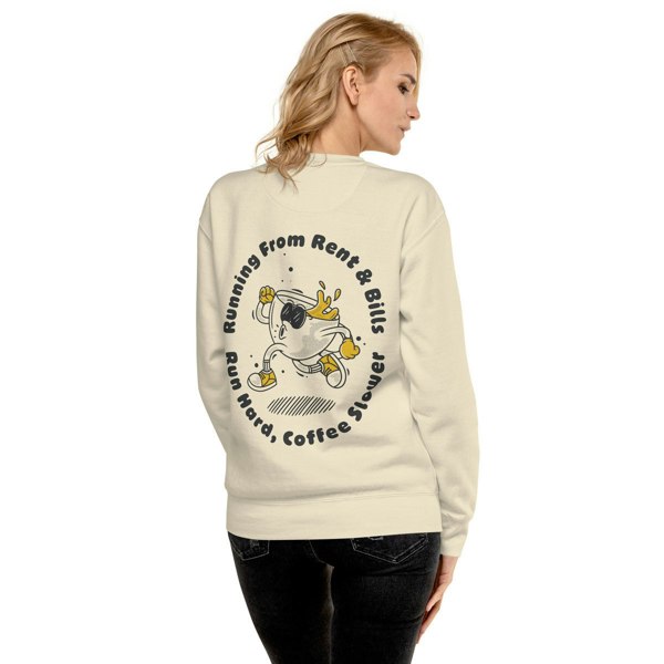 ANCHOR & CREW x GUSTATORY Coffee Over Bills Cotton Blend Embroidered Sweatshirt