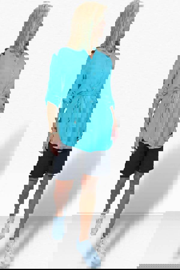 Paulo Due Women's Relaxed Straight Leg Cotton Shorts