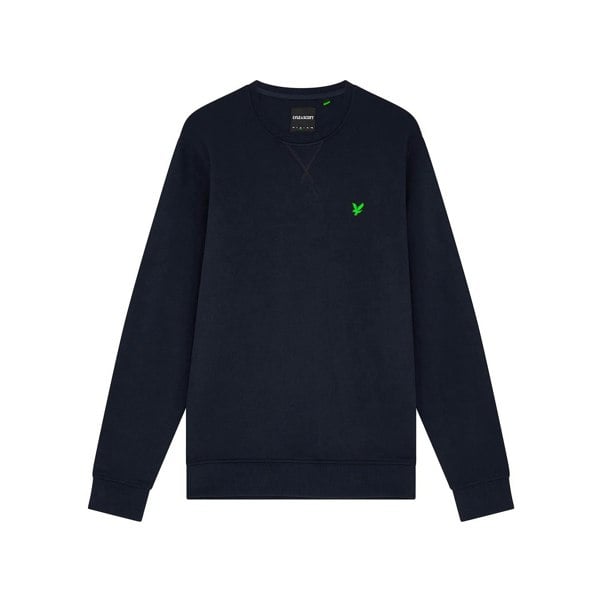 Lyle & Scott Mens Crew Neck Long-Sleeved Sweatshirt - Dark Navy