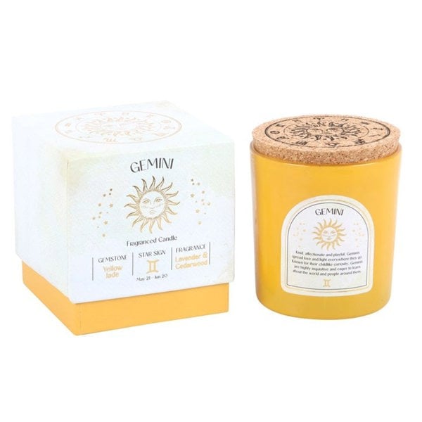 Serano Gemini Lavender & Cedarwood Gemstone Zodiac Candle