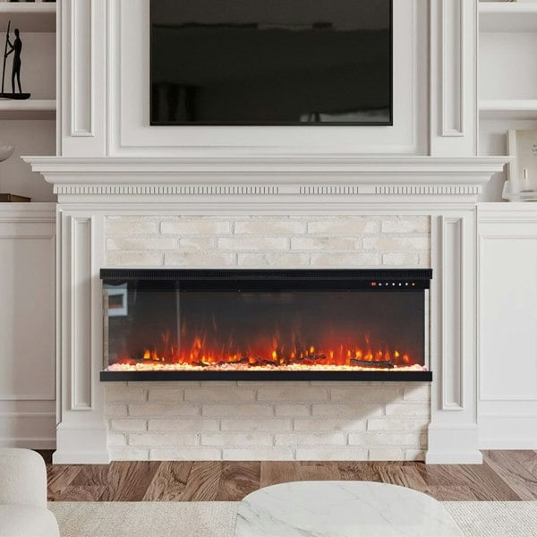 3-Sided Electric Fireplace – A Perfect Fusion of Style, Warmth, and Versatility Living and Home