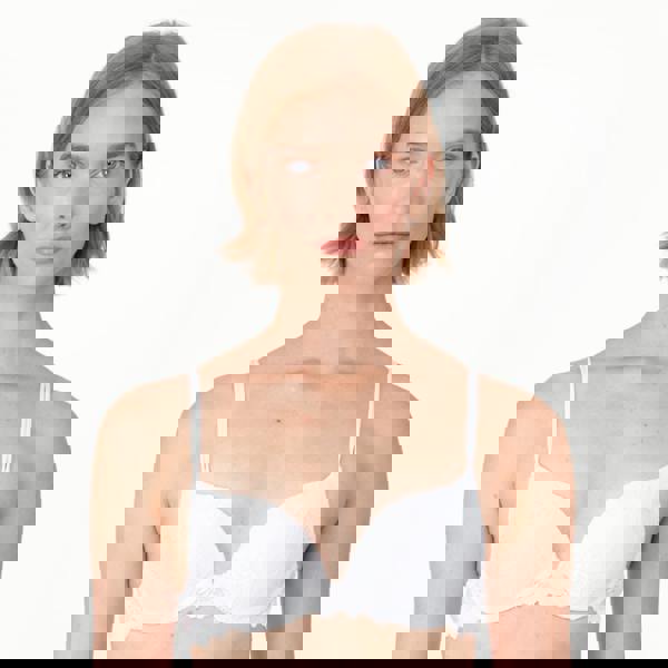 After Eden Anna Lace Single Boost Underwired Gel Bra White