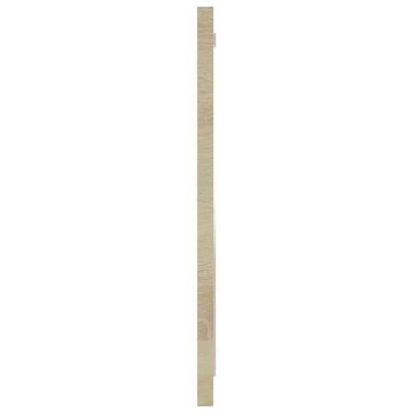 Berkfield Bathroom Mirror Sonoma Oak 40x1.5x37 cm Engineered Wood