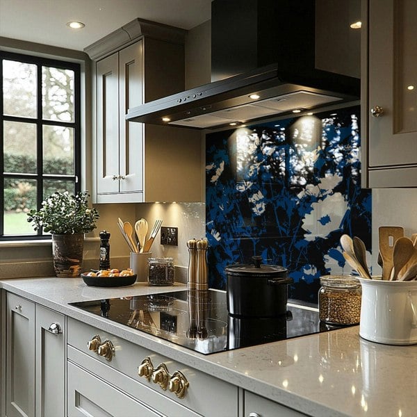 Benjamin Tate Design Field Of Flowers Splash Back