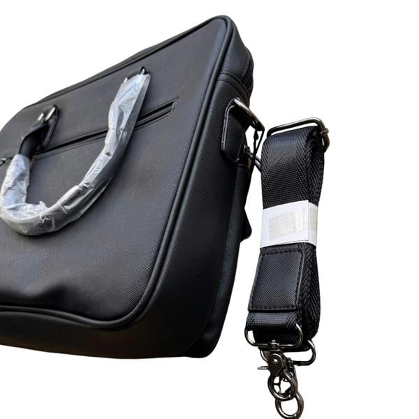 Lorenz Saffiano Grain Eagle Laptop Work Bag